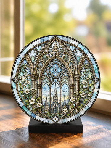 Gothic church stained glass - gothic,