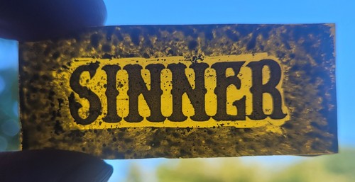 Stained glass sinner - stained,