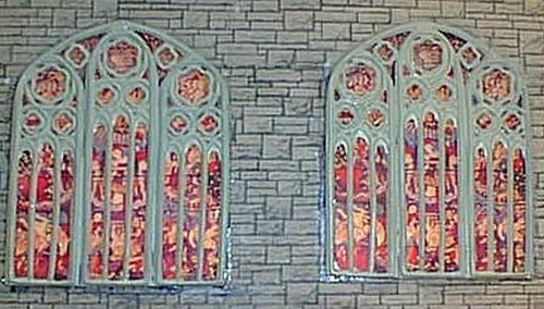 Large church windows stained - church,