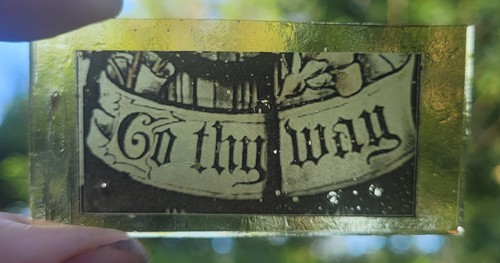 Stained glass thy - thy,