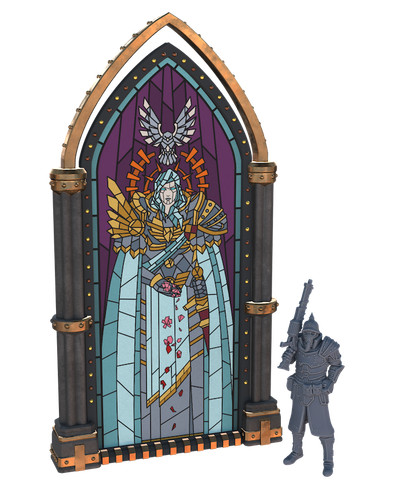 Grimdark stained glass - grimdark, panels