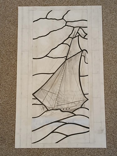 Stained glass genuine - stained, cartoon