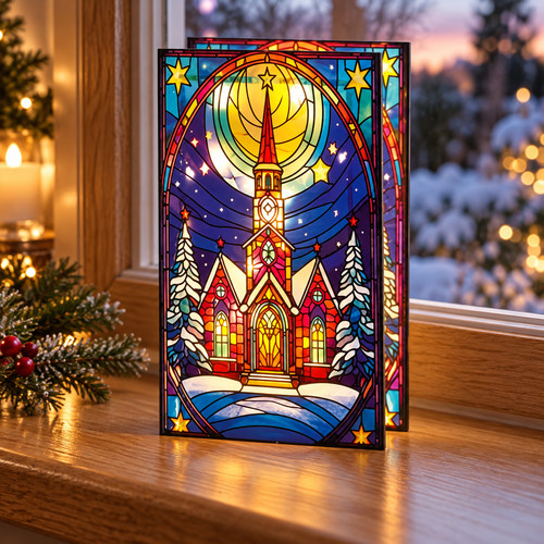 Illuminated stained glass - illuminated, stained-glass