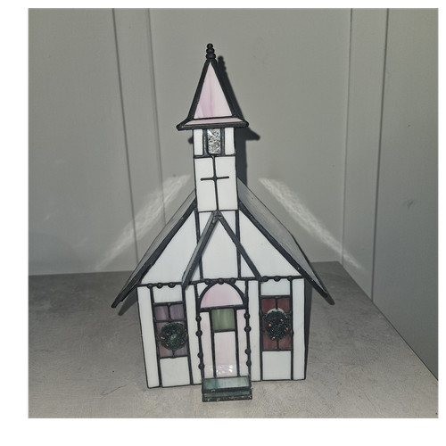 Stained glass church house - stained,
