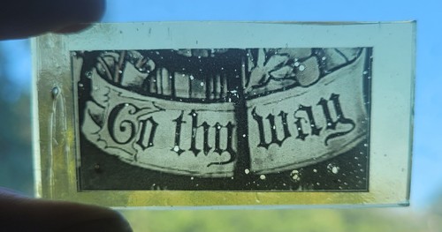 Stained glass thy - way,
