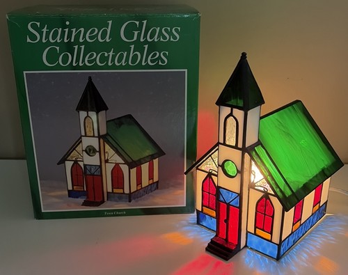 Vintage 1995 stained glass - vintage,