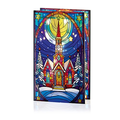 Stained glass warm white led - white,