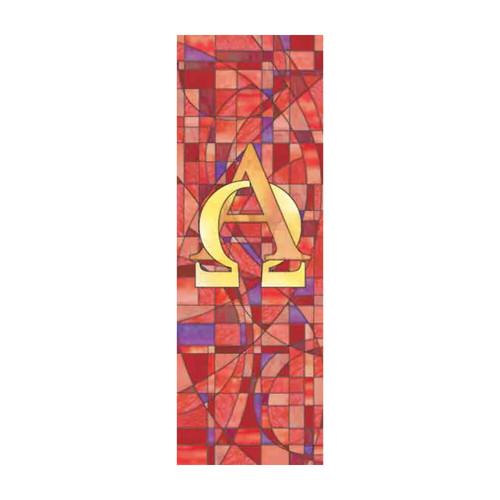 Stained glass alpha omega - stained, &