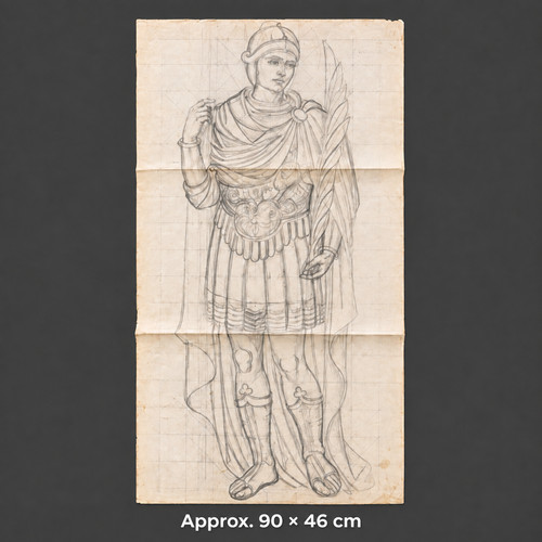 Roman martyr saint stained - martyr,